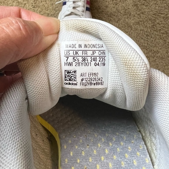 Adidas Grand Court Leather Sneakers Size 7 - Picture 9 of 9